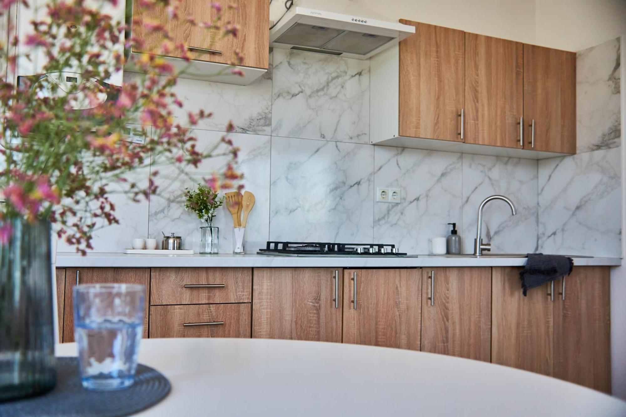 Wonderful Panoramic View Apartment Mukacheve Bagian luar foto